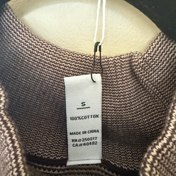 Varley Brown Turtleneck Sweater with Relaxed Fit - Picture 6 of 7